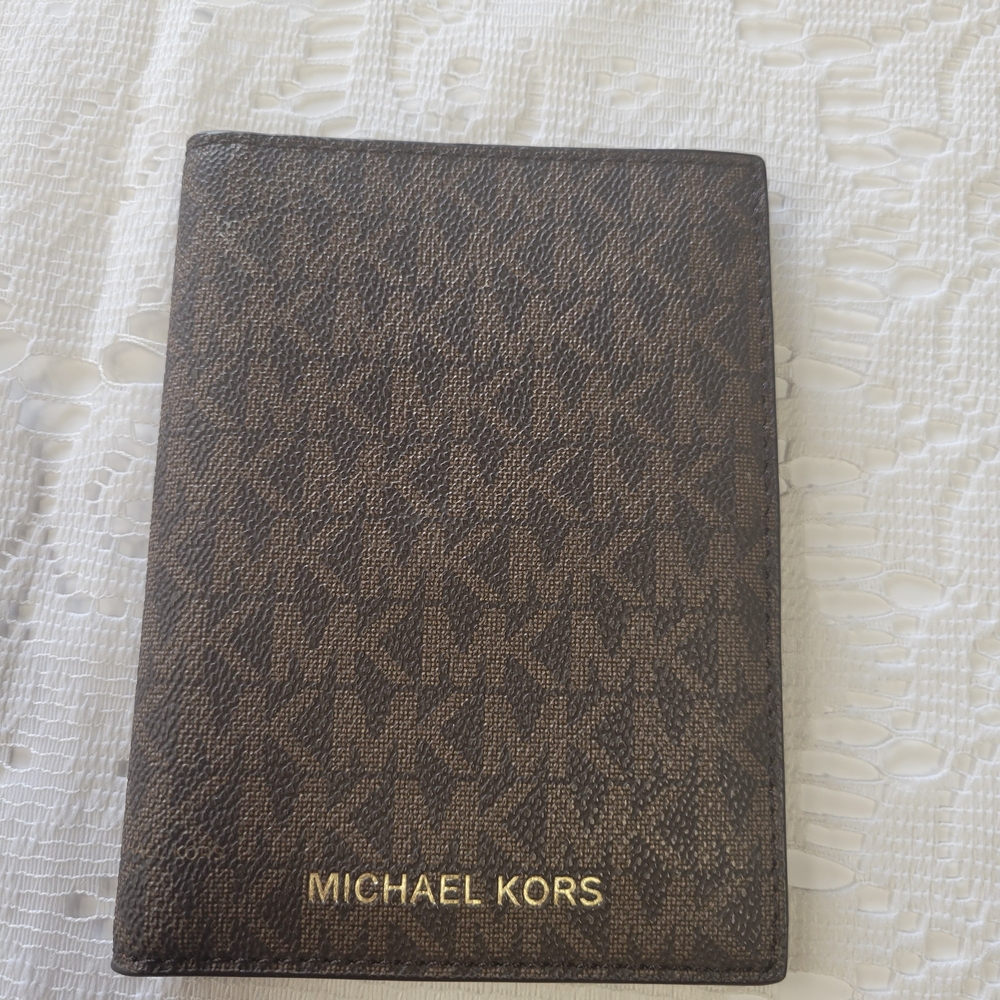 Michael Kors Dark Brown Travel Wallet